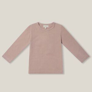 The Simple Folk Girl's Everyday Top in Antique Rose; Size 6/7